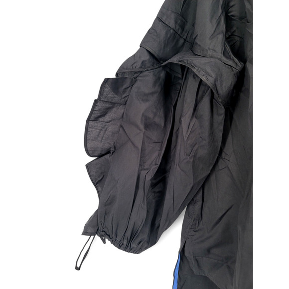 Harshman Vivona 2X Tunic Blouse Black Ruffle‎ Sleeve Cotton Top - Picture 5 of 8